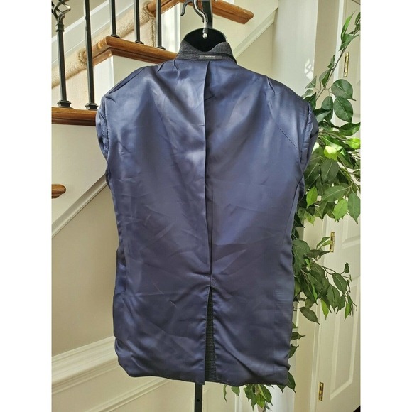 Austin Reed Men's Blue Two Buttons Long Sleeve Single Breasted Blazer Size 40R - Picture 8 of 11